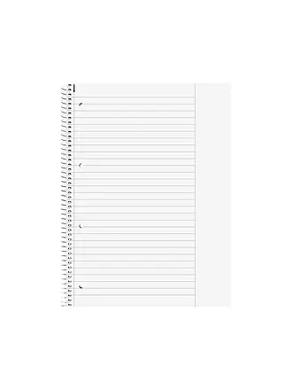 BRUNNEN VERLAG | Collegeblock A4 - 80 Blatt liniert mit Rand | 